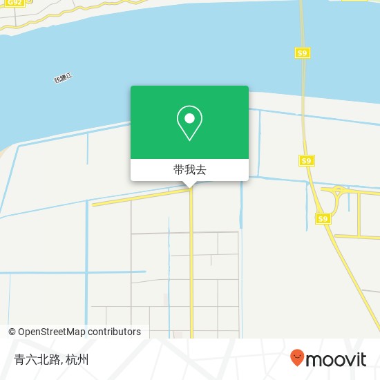 青六北路地图