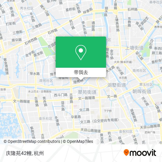 庆隆苑42幢地图