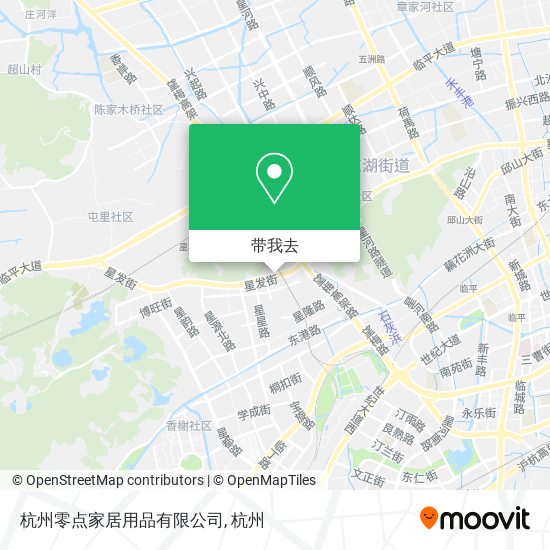 杭州零点家居用品有限公司地图