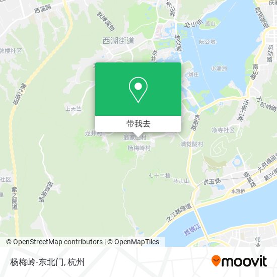 杨梅岭-东北门地图
