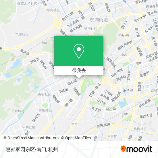 惠都家园东区-南门地图