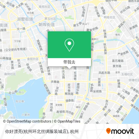 你好漂亮(杭州环北丝绸服装城店)地图