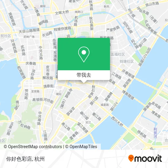 你好色彩店地图