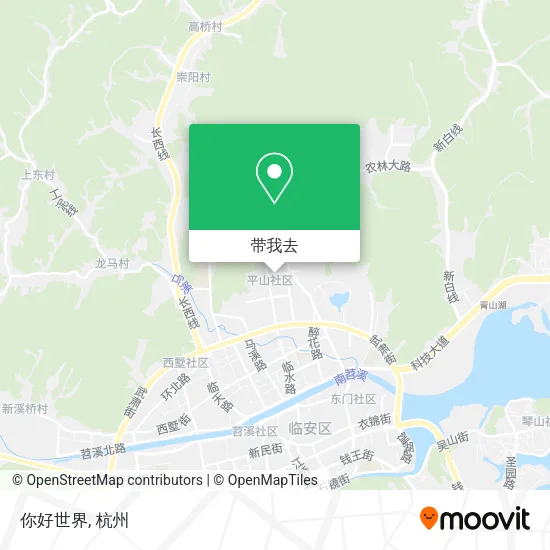 你好世界地图