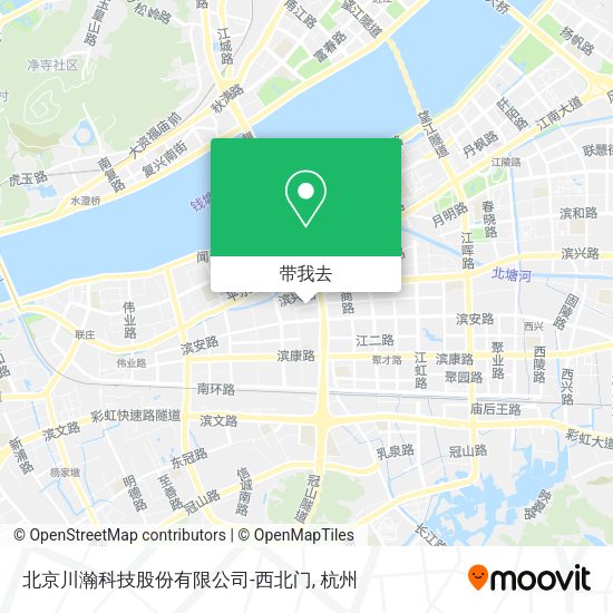北京川瀚科技股份有限公司-西北门地图