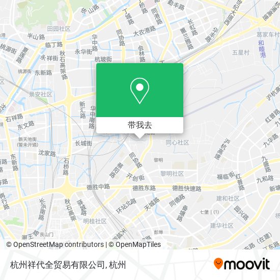 杭州祥代全贸易有限公司地图