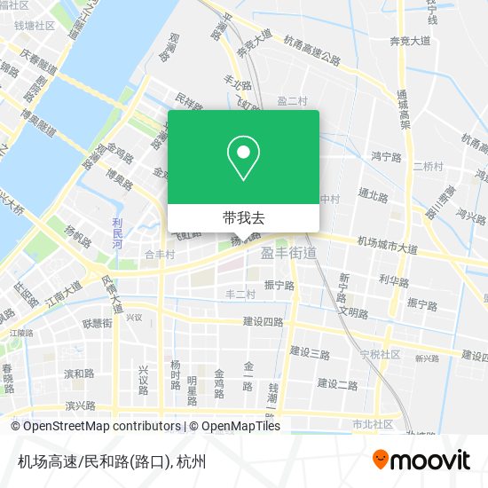 机场高速/民和路(路口)地图