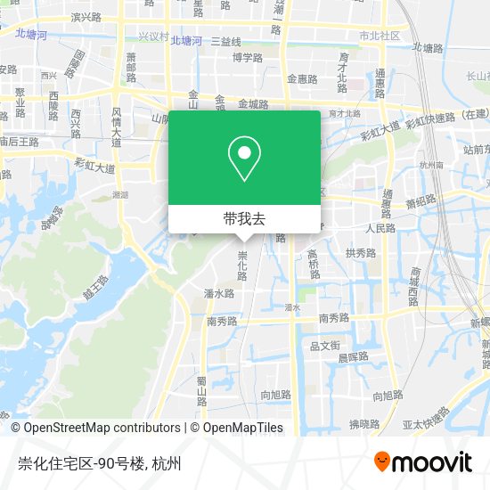 崇化住宅区-90号楼地图