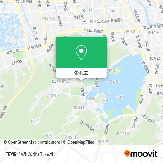 茧都丝绸-东北门地图