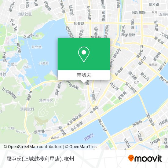屈臣氏(上城鼓楼利星店)地图