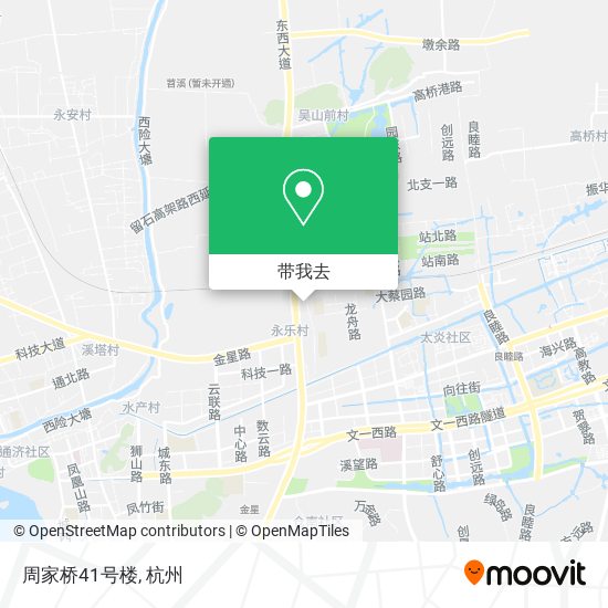周家桥41号楼地图