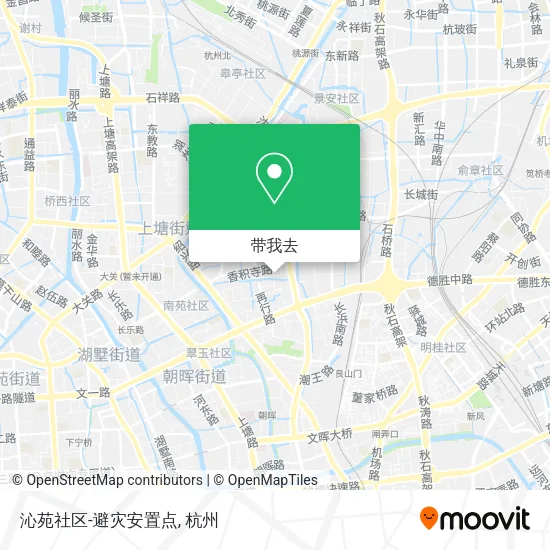 沁苑社区-避灾安置点地图