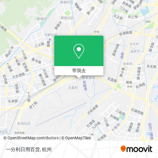 一分利日用百货地图