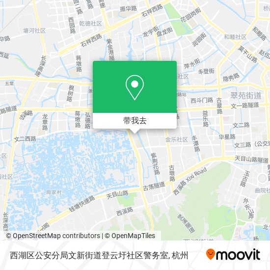 西湖区公安分局文新街道登云圩社区警务室地图