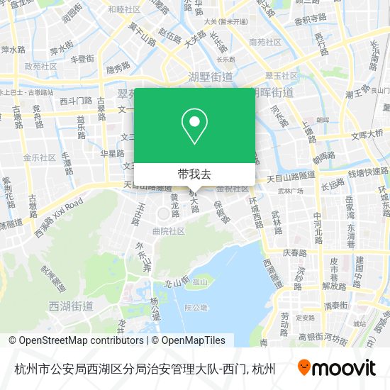 杭州市公安局西湖区分局治安管理大队-西门地图