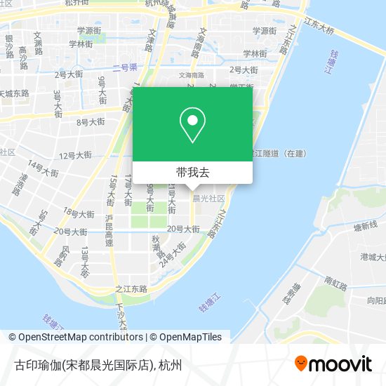 古印瑜伽(宋都晨光国际店)地图