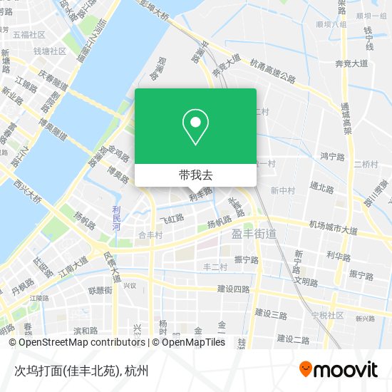 次坞打面(佳丰北苑)地图