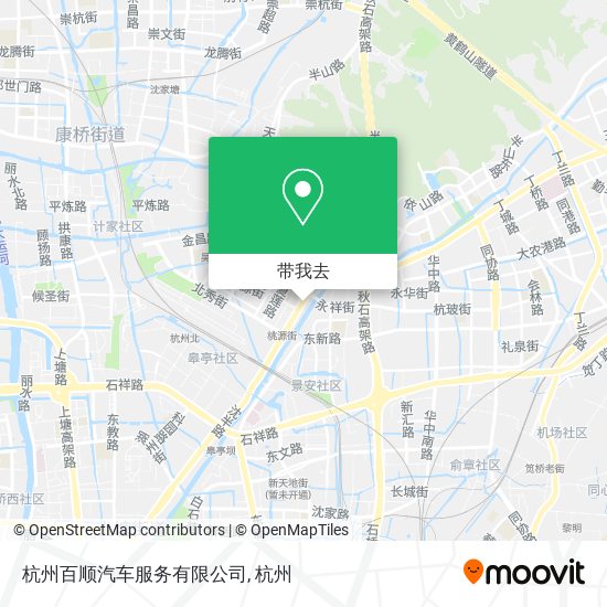 杭州百顺汽车服务有限公司地图