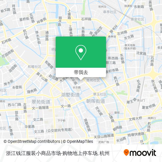 浙江钱江服装小商品市场-购物地上停车场地图
