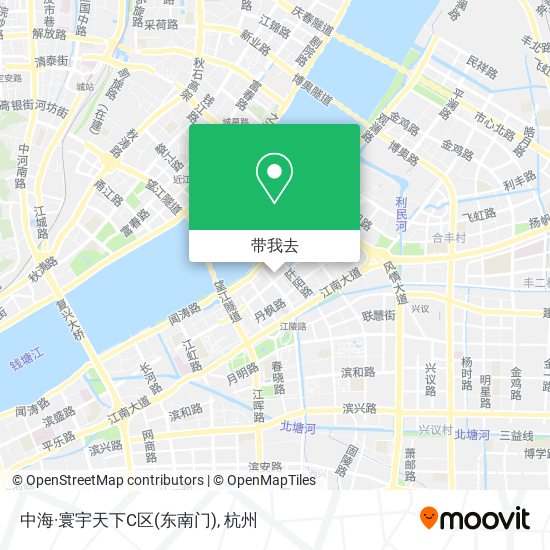 中海·寰宇天下C区(东南门)地图