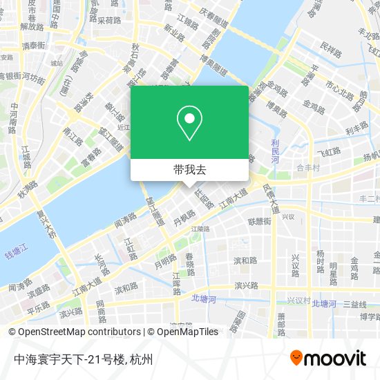 中海寰宇天下-21号楼地图