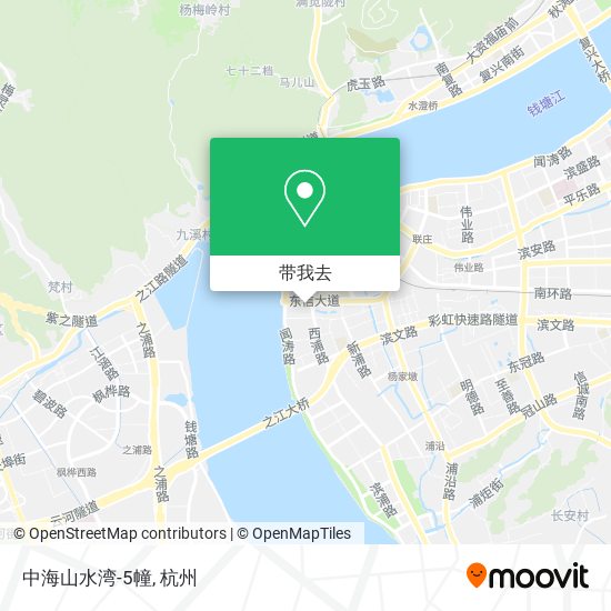 中海山水湾-5幢地图