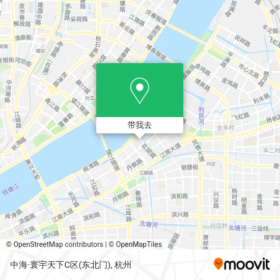 中海·寰宇天下C区(东北门)地图