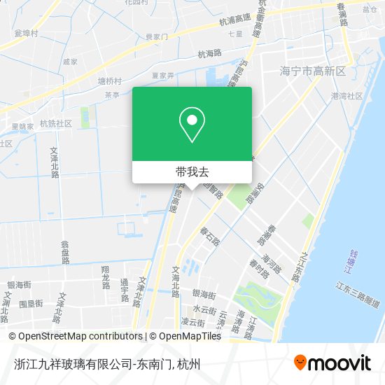 浙江九祥玻璃有限公司-东南门地图