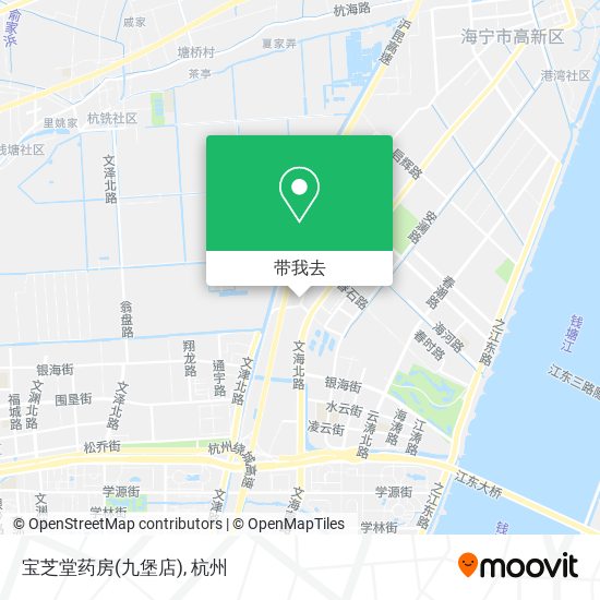 宝芝堂药房(九堡店)地图