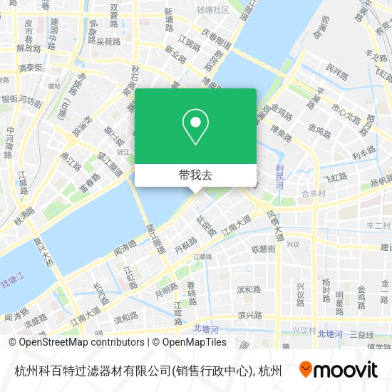 杭州科百特过滤器材有限公司(销售行政中心)地图