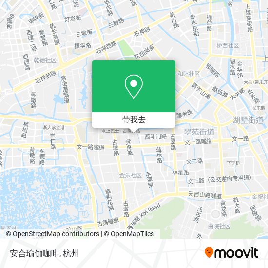 安合瑜伽咖啡地图