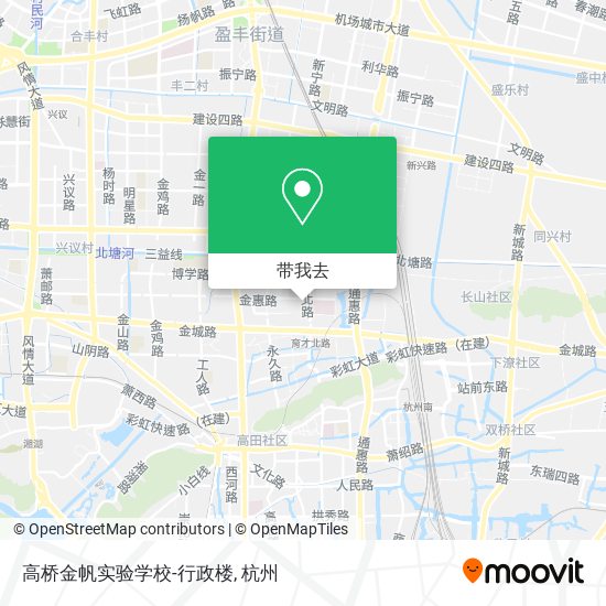 高桥金帆实验学校-行政楼地图