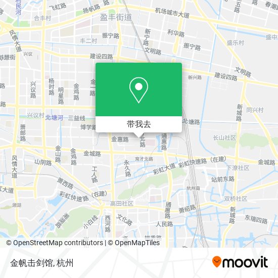 金帆击剑馆地图