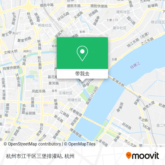 杭州市江干区三堡排灌站地图