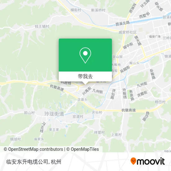 临安东升电缆公司地图