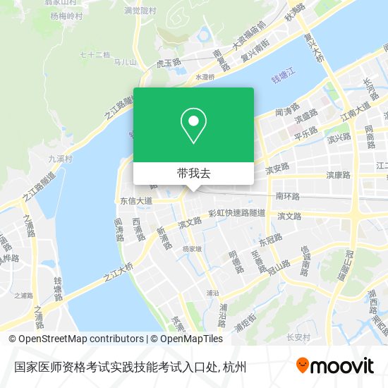 国家医师资格考试实践技能考试入口处地图