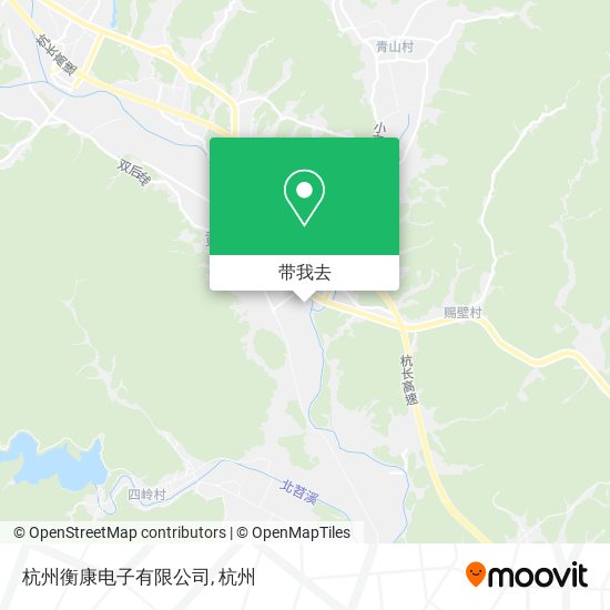 杭州衡康电子有限公司地图