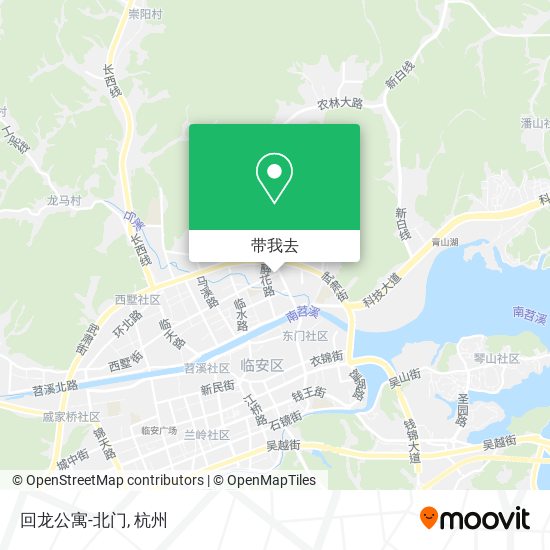 回龙公寓-北门地图
