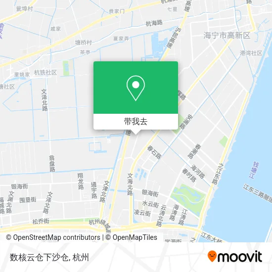 数核云仓下沙仓地图