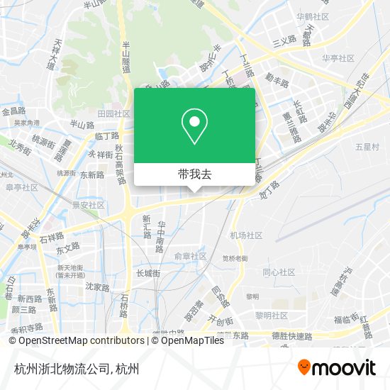 杭州浙北物流公司地图