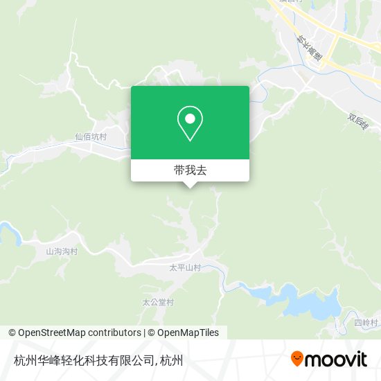 杭州华峰轻化科技有限公司地图