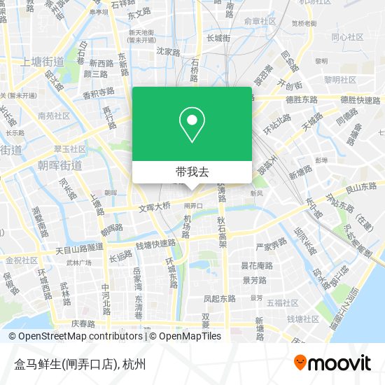 盒马鲜生(闸弄口店)地图