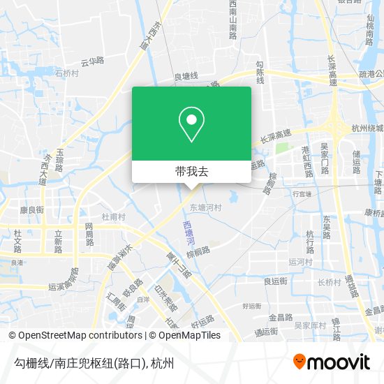 勾栅线/南庄兜枢纽(路口)地图