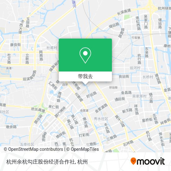 杭州余杭勾庄股份经济合作社地图
