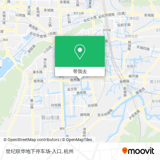 世纪联华地下停车场-入口地图