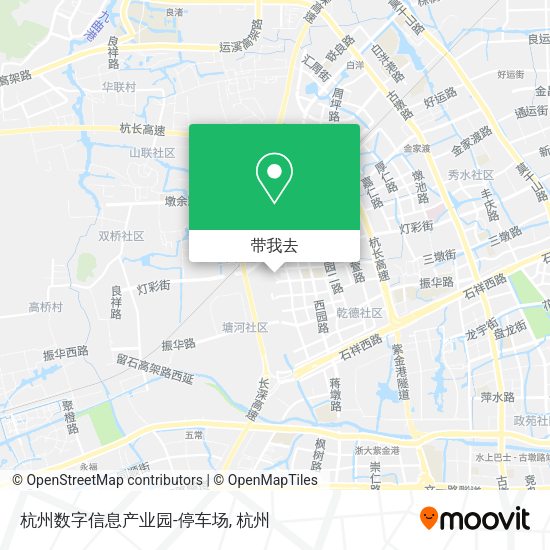 杭州数字信息产业园-停车场地图