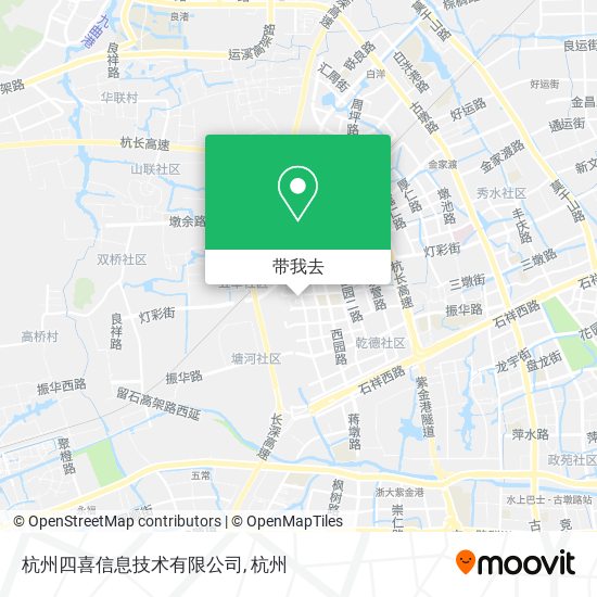杭州四喜信息技术有限公司地图