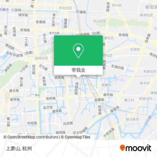 上萧山地图