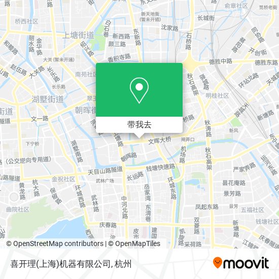 喜开理(上海)机器有限公司地图