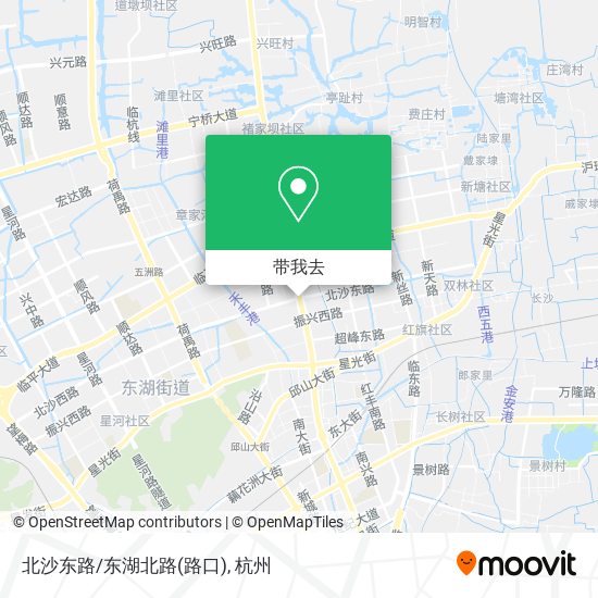 北沙东路/东湖北路(路口)地图